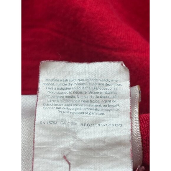 VTG Hanes Ultimate Print Pro Mens XL Red Sweatshirt Adult Cotton Polyester Blend - Picture 10 of 11